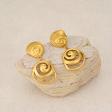 Geometric Hollow Pendant Earrings