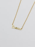 S925 Sterling Silver “Dream” Letter Pendant Necklace