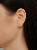 S925 Sterling Silver Minimalist Thin Hoop Earrings