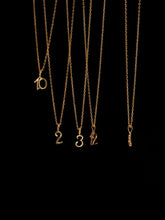 S925 Sterling Silver Mini Lucky Number Pendant Necklace