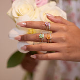 Beaded Flower Ring