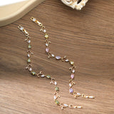 Secret Garden Olive Green Zircon Candy-Colored Bracelet – Unique Vintage-Inspired Luxury Jewelry