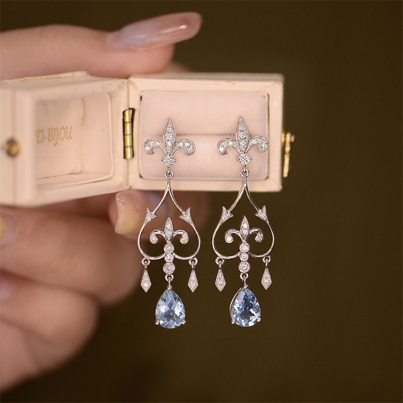 romantic crystal stud earrings romantic crystal stud earrings