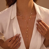 Tassel Pearl Y-Necklace