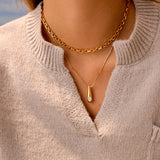 Waterdrop Pendant Necklace Stud