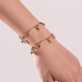 Stainless Steel Bear Heart Necklace, Bracelet & Anklet with Y-Tassel Choker