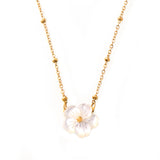 Chic Shell Flower Pendant Necklace