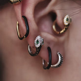 Black Snake Pavé Ear Cuff