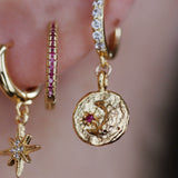 Star Moon Vintage Ear Cuff 925 Sterling Silver