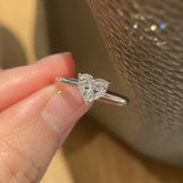 925 Silver Heart-Shaped Ring