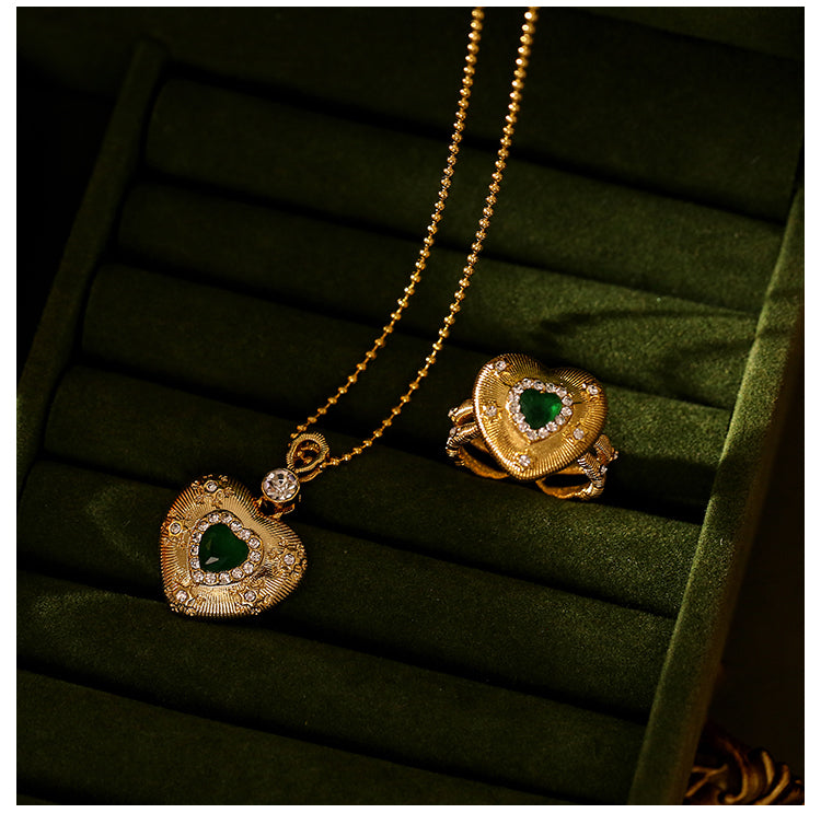 art deco pendant necklace