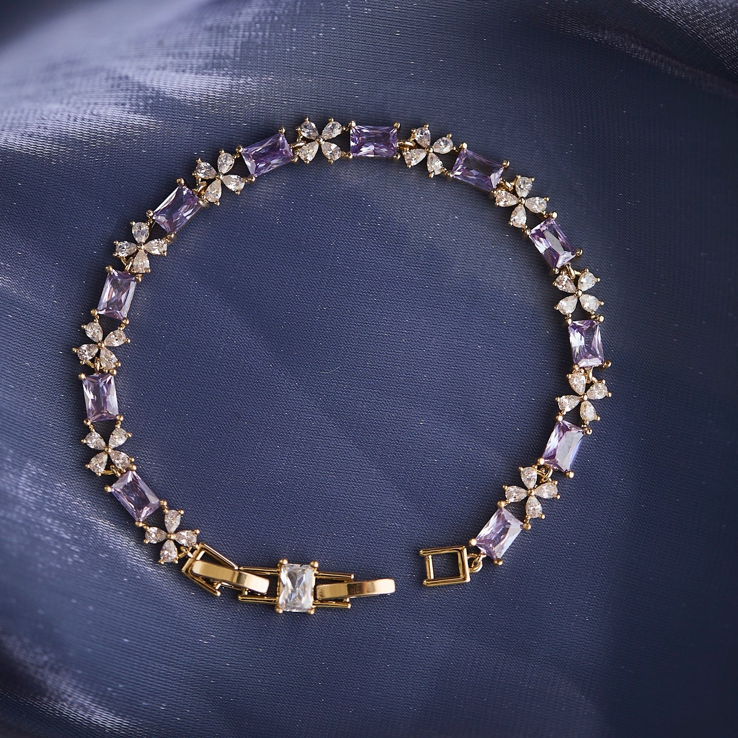 Midsummer Night’s Dream Purple Zircon Bracelet – Unique Vintage-Inspired Luxury Jewelry Midsummer Night’s Dream Purple Zircon Bracelet – Unique Vintage-Inspired Luxury Jewelry
