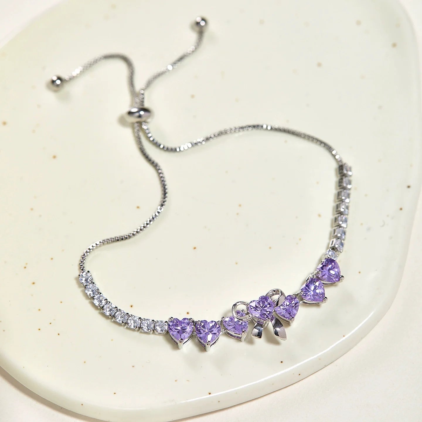 Midsummer Night’s Dream Purple Zircon Butterfly & Pearl Bracelet – Vintage-Inspired Sparkling Dreamy Design Midsummer Night’s Dream Purple Zircon Butterfly & Pearl Bracelet – Vintage-Inspired Sparkling Dreamy Design