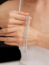 S925 Sterling Silver Classic Moissanite Tennis Bracelet