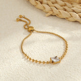 Geometric Zircon Bracelet