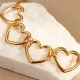 Hollow Heart Pendant Necklace