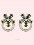 Olive Garden Bloom Stud Earrings
