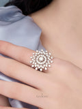 Firework Snowflake Ring