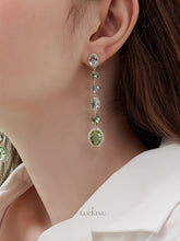 Mint Tassel Earrings