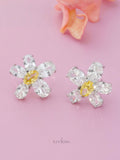 Soft Bloom Earrings Yellow