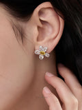Soft Bloom Earrings Yellow