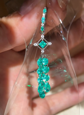 Prism Cascade Hoop Earrings