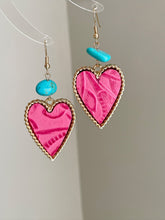 Rose and pure love earring