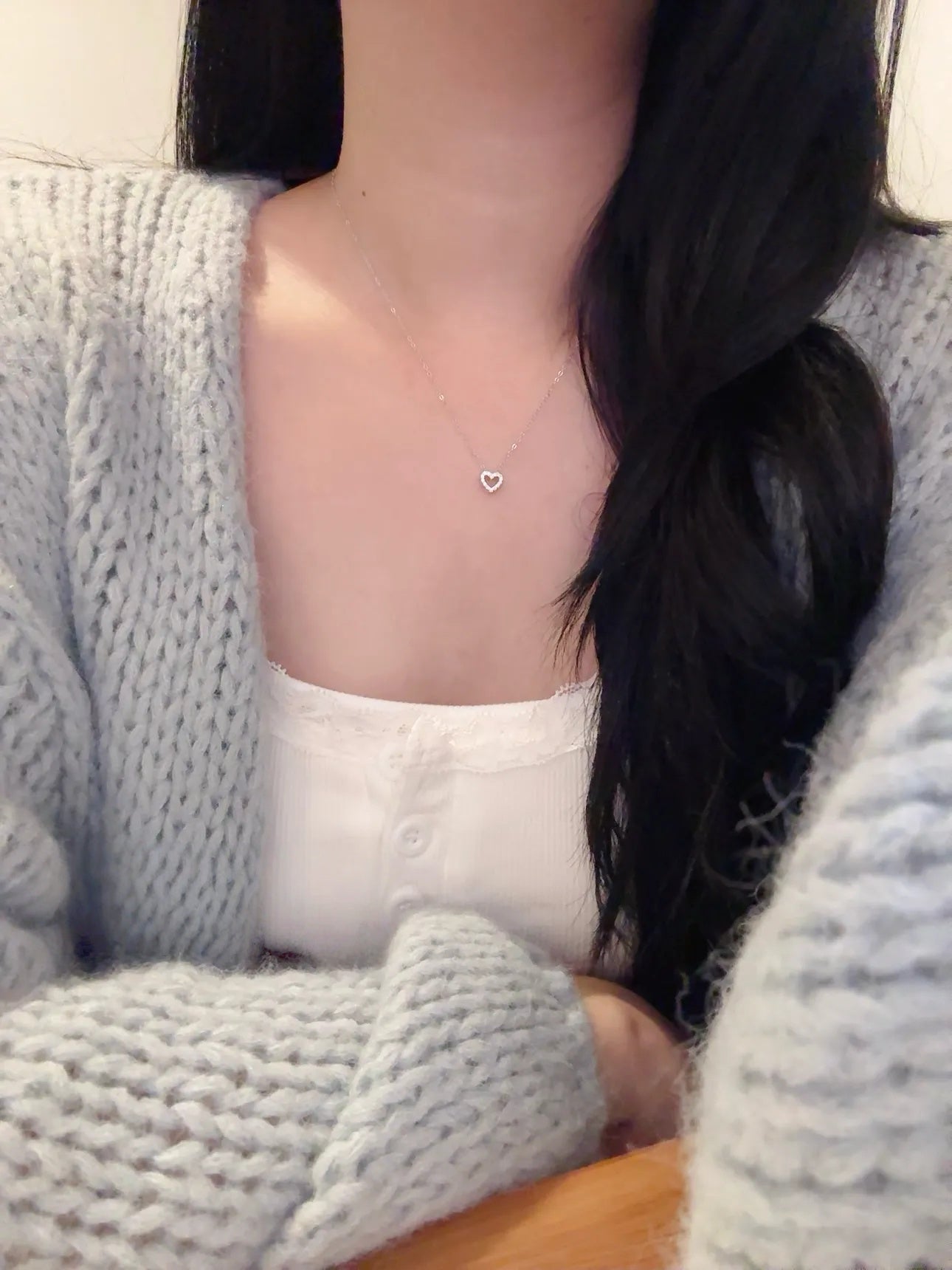 S925 Sterling Silver Mini Heart Necklace S925 Sterling Silver Mini Heart Necklace