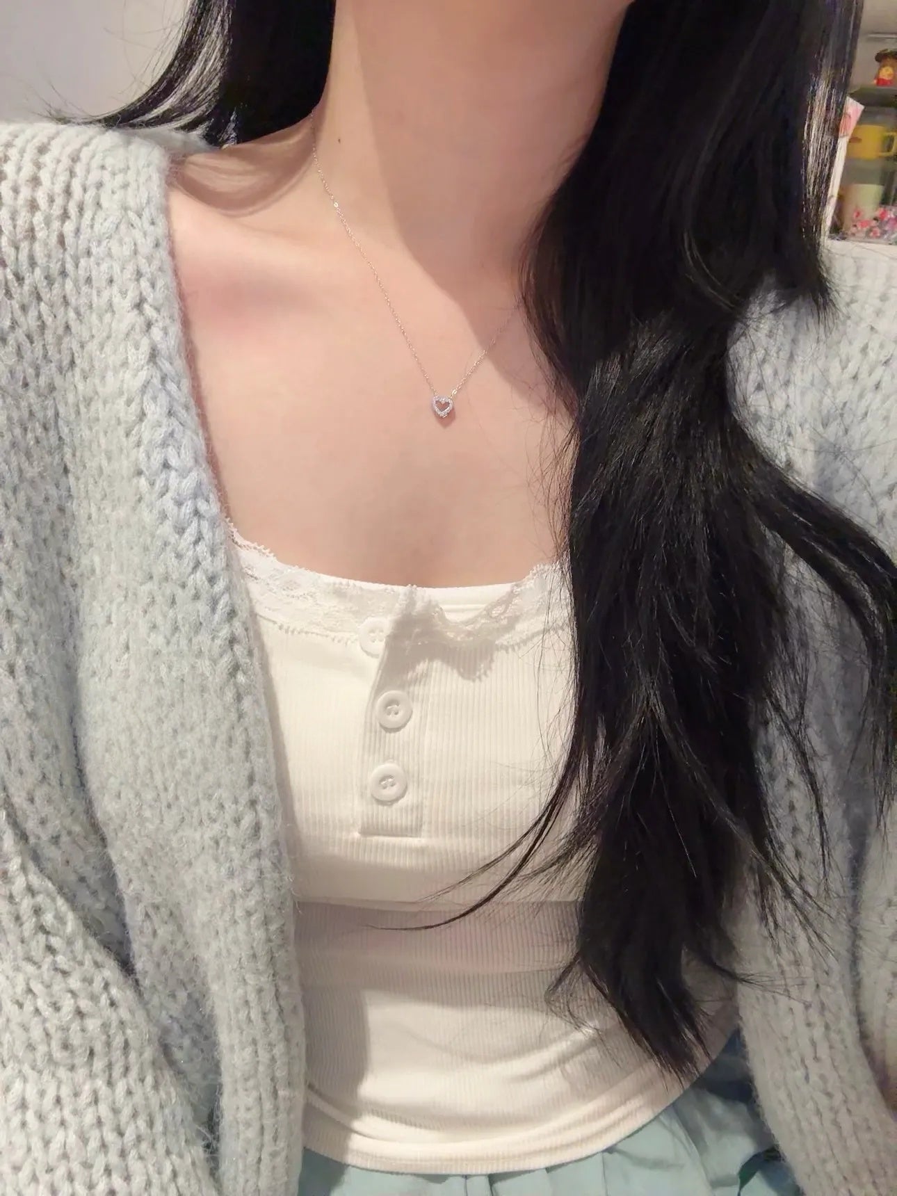 S925 Sterling Silver Mini Heart Necklace S925 Sterling Silver Mini Heart Necklace