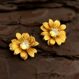 Sunflower Stud Earrings