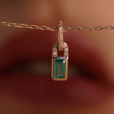 art deco pendant necklace