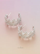 French Bloom Hoop Earrings