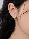 Blooming Garden Tassel Earrings