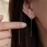 dainty gold hoop earrings