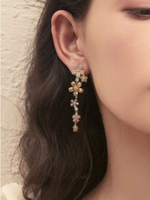 Soft Bloom Tassel Earrings