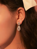 Classic Sparkle Teardrop Earrings