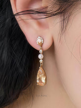 Maple Glow Teardrop Earrings