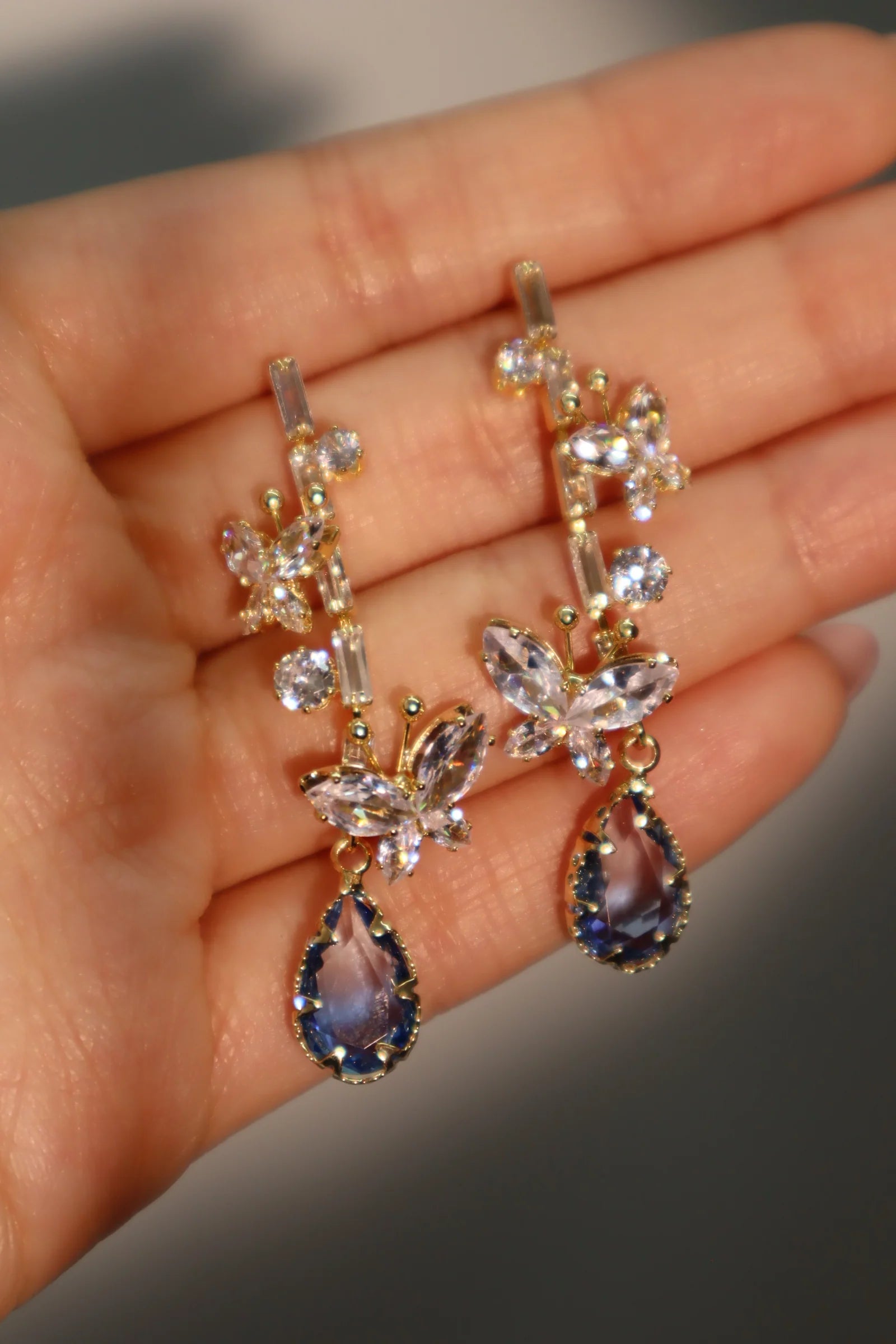 romantic crystal earrings romantic crystal earrings