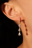 bridal teardrop earrings