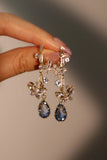 romantic crystal earrings