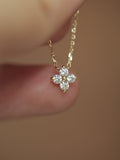 dainty silver necklace