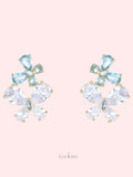Icy Blue Butterfly Earrings