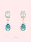 Mist Blue Teardrop Earrings