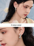 Luminous Bow Teardrop Earrings