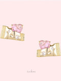 Candy Heart Zircon Earrings