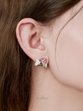 Candy Heart Zircon Earrings