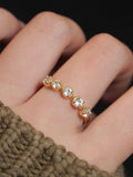 dainty gold stacking ring