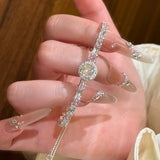 Dainty Full Pave Crystal Zircon Bracelet