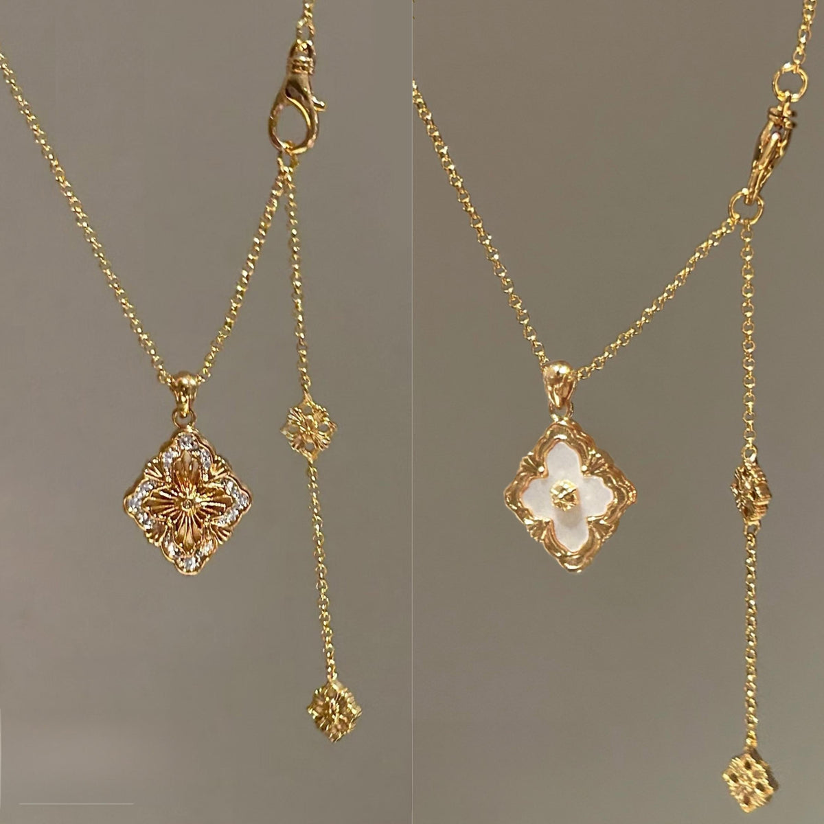 art deco pendant necklace