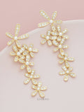 Floral Abundance Pearl Earrings